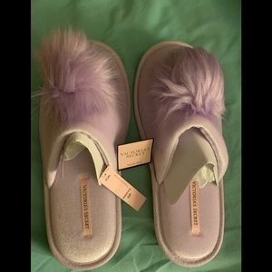 Victoria’s Secret Pom Pom Slippers